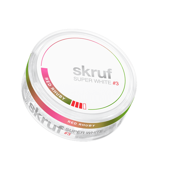 Skruf super white red rhuby
