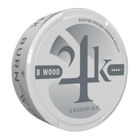 24K Burn Wood Large All White 25mg